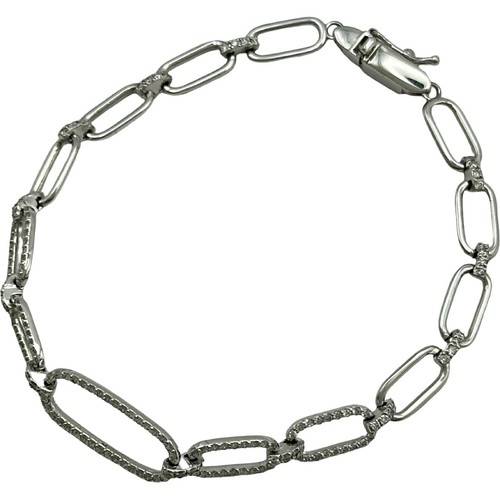 Bracciale con diamanti platino