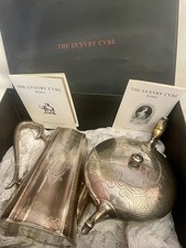 Set Lattiera Teiera  sheffield  Metà 800  In Silver  Plate  Con Autentica