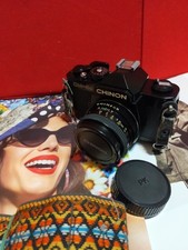 ?CHINON CM-4s (CM4s) OVHLD ? % + 50/1.9  35mm camera, strap.. (Pk bayonet)?