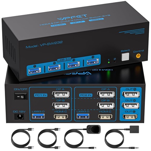 Switch kvm 3 - switch, monitor