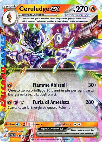 Ceruledge 036 191 ssp - ex,