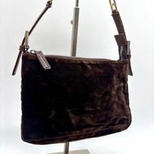 FENDI Velour Leather Shoulder