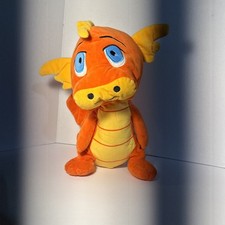 Peluche dinosauro arancione