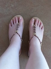 Sandali infradito in ecopelle