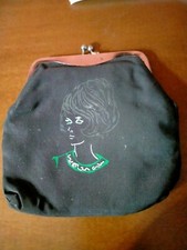 Vintage Pictured Women Purse 