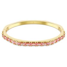 Bracciale Swarovski Matrix Tennis M 5705791 Donna Cristalli Rosa Dorato Bangle