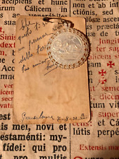 RARO ANTICO GESÙ Bambino NACRE: SPECIALE intagliato a mano con fiori tombali - anni '30