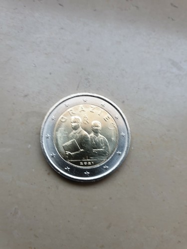 Una moneta euro rotolino - euro,