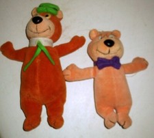 PELUCHE FERRERO ORSO YOGHI E BUBU HANNA & BARBERA 1998 22 e 17cm.