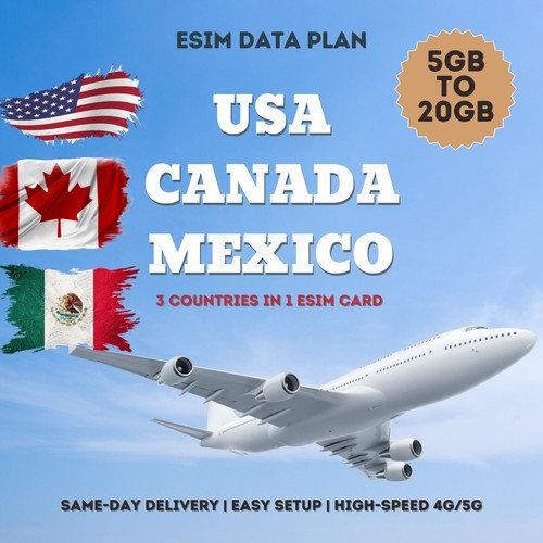 Usa canada messico esim 5 - esim,