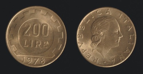 200 lire 1978 lavoro italia - lire,