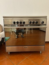 Glem Gas Cucina a gas con forno a gas ventilato grill 5 Fuochi 90x60 cm AN965VI