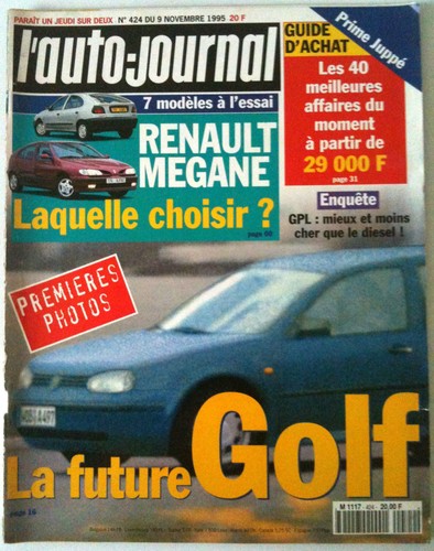 Auto journal 11 1995 - ►l'auto-journal, 11/1995