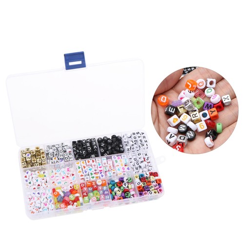 1080 pezzi perline lettere - pezzi,