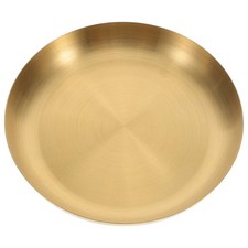  Lastra Di Ottone Piatti Per Antipasti in Acciaio Inox Vassoio Circolare Profumo