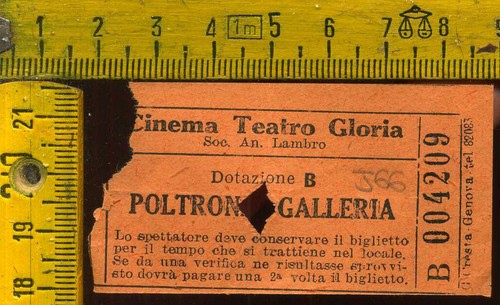Biglietto anni teatro - ,