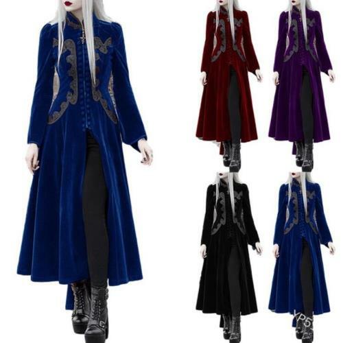 Steampunk abito donna velluto