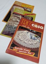 3 Riviste Uncinetto Filet