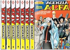 AGENZIA ALFA BLOCCO 8 FUMETTI  sequenza 1-7 + il numero 12