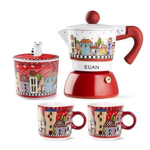 Egan set tazze caffé ml - egan, 90