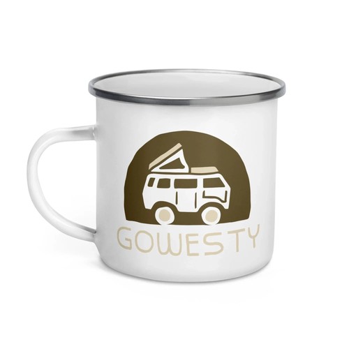 Tazza smaltata rollyn gowesty - tazza,