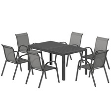 Outsunny Set Pranzo Esterno 6