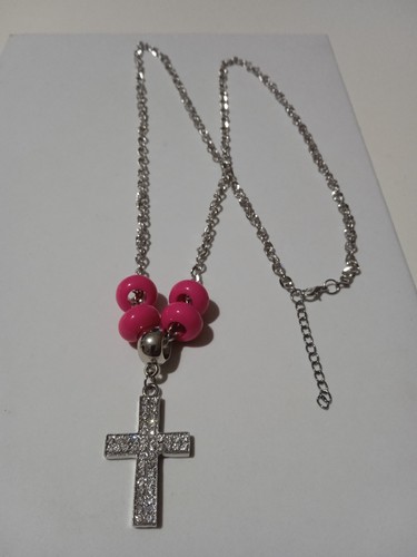 Collana lunga colore argento