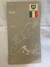 Cartina Stradale Italia BP Lubrificanti vintage