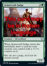 MTG 4x ARMORCRAFT JUDGE EXC - GIUDICE FORGIACORAZZE - CMR - MAGIC