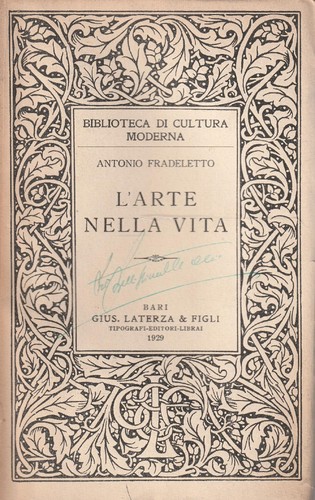 Arte nella vita - l'arte,