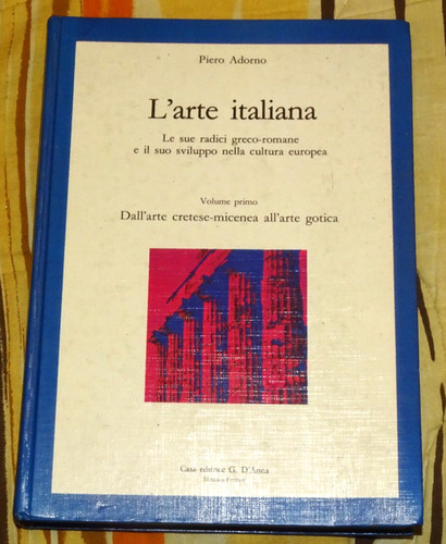 Arte italiana volume primo - l'arte,