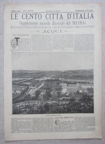 1893 acqui terme ovada melazzo - acqui,