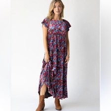 Maxi abito in velluto Natural