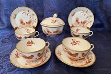 Servito da tè in porcellana Ginori a Galli Rossi