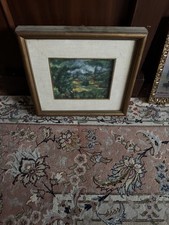 Ennio Morlotti Olio Su Masonite 15 Per 20 Cm No Autentica