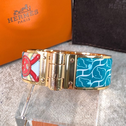 Bracciale hermes smalto - bracciale, largo