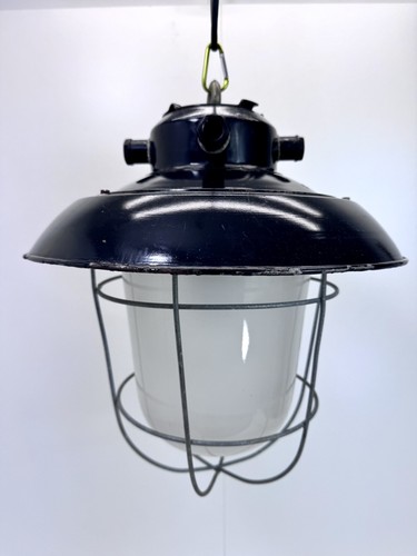 Alte fabriklampe emaille lampe - fabriklampe,