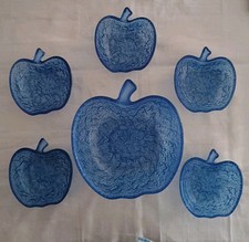 Ciotole Vetro Blu Cobalto