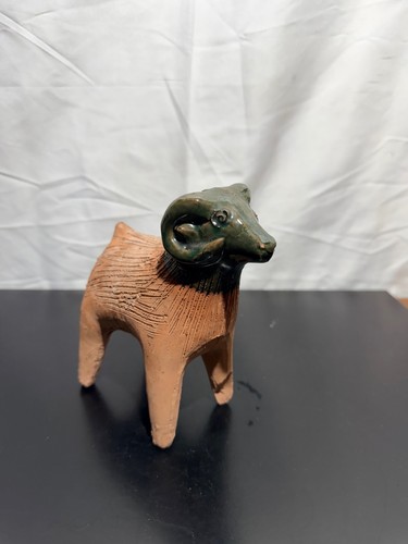 Scultura ariete ceramica - scultura,
