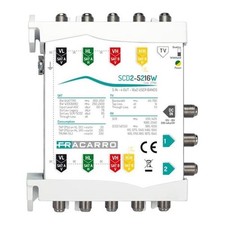 Multiswitch Fracarro SCD2-5216W 5 Ingressi e WB 2 uscite 271184