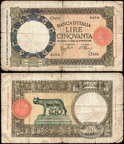 Lire lupa 10 1940 - 50,