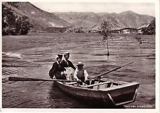 Cartolina d'epoca - COSTUMI D'ABRUZZO - L'AQUILA Donne e Barcaiolo (55)