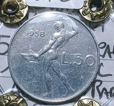 50 Lire Vulcano1958 SPL(1) Bei