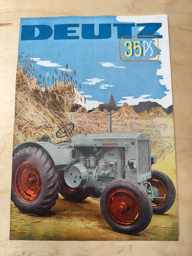 Deutz prospekt 35ps trattore - deutz,