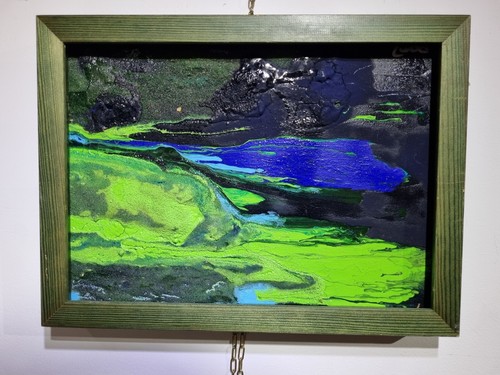 Misto olio sabbia tela - sabbia,