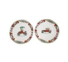 2 Piatti Decorativi da Parete