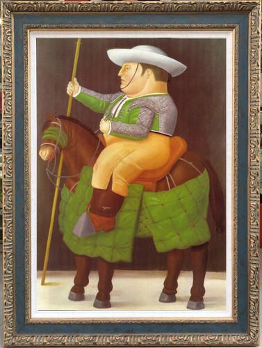 Fernando botero uomo grasso - botero,