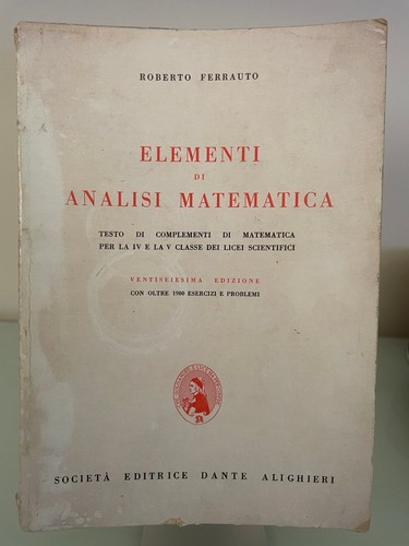 Elementi analisi matematica - di,