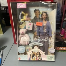Nib 2004 mattel happy family - nib,