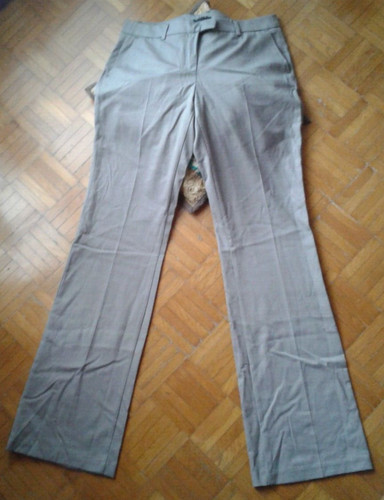Pantaloni marroni bianchi - e,